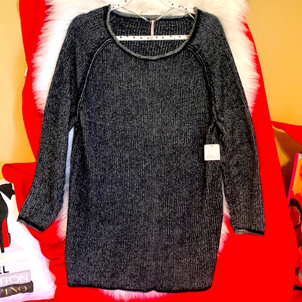 Free People NWT Oversized Tunic Sweater